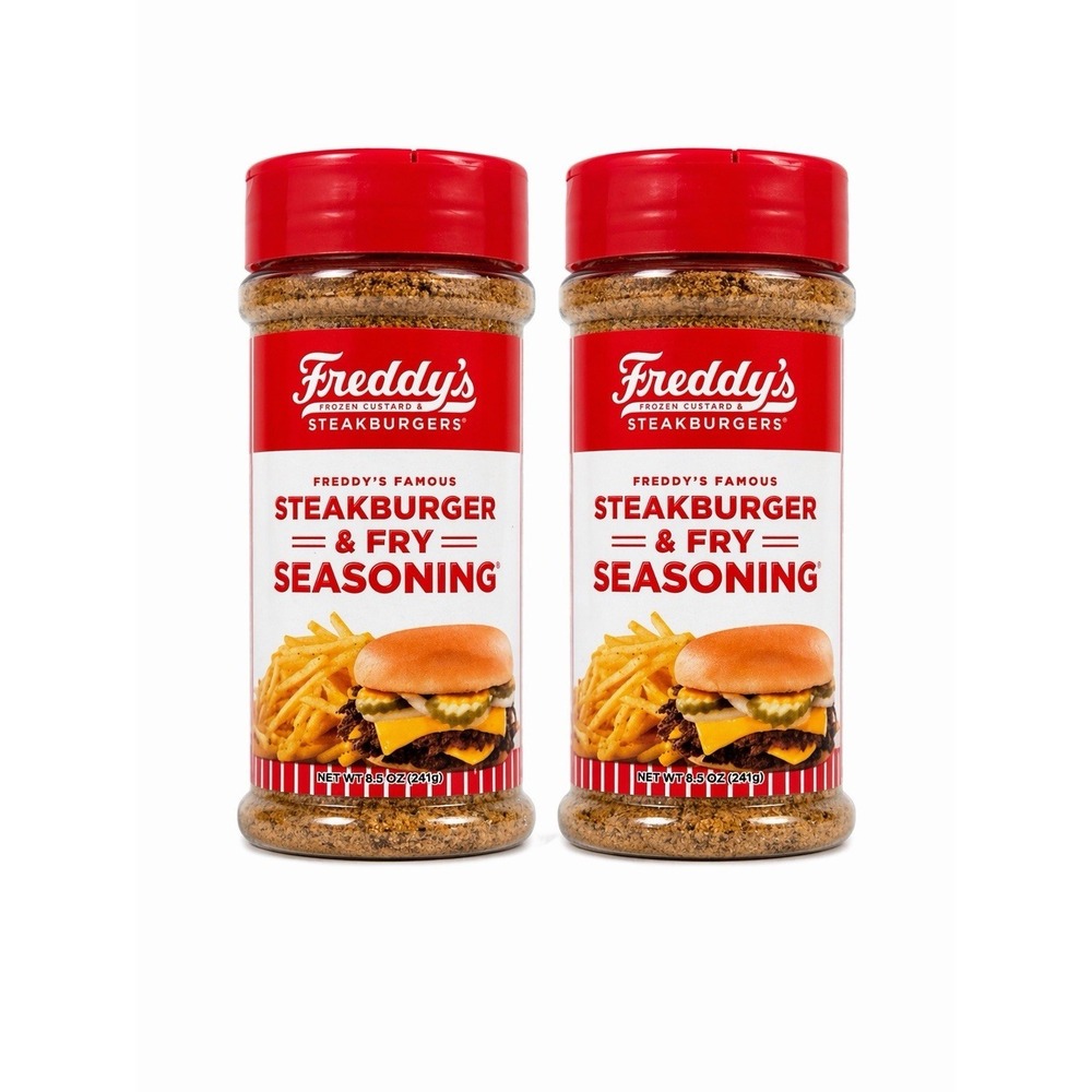 Freddy's Steakburger & Fry Seasoning Mix‎ Granulated 8.5 oz 2-Pack